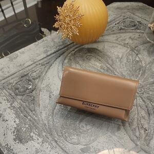 Burberry Tan Leather Women's Glasses Case Bag